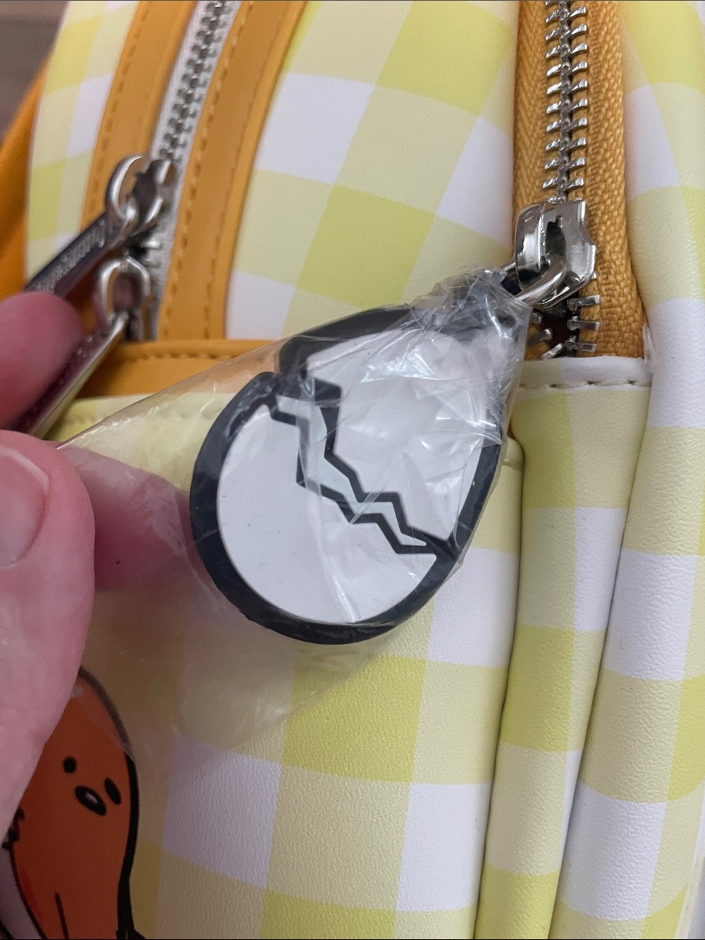 NWT Rare Loungefly Sanrio Gudetama mini backpack - Picture 4 of 10